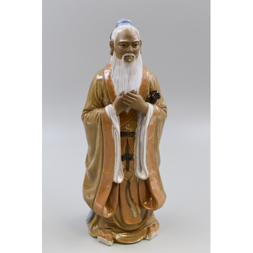 239 - Shiwan (Shekwan) Mudman Ware Figure of Confucius (12