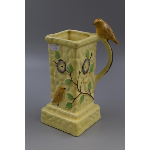 243 - An Art Deco Yellow Bird Jug, Approx 9.5