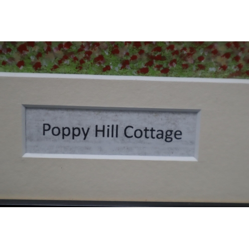 341 - Two Pictures to include Signed Original Watercolour Entitled “Poppy Lane Cottage” and a ... 