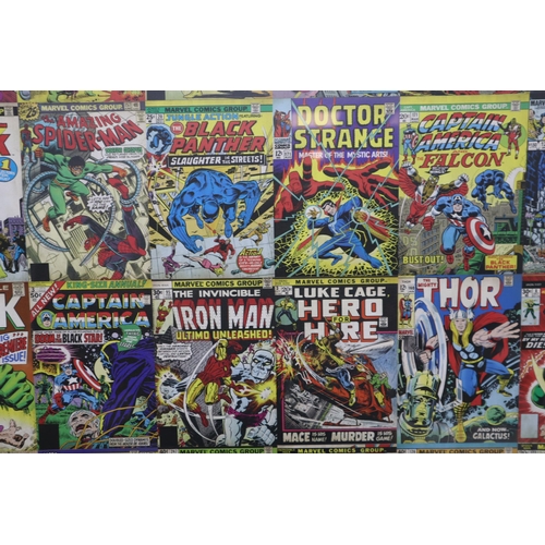 342 - A Large Marvel Comic Cover Canvas Artwork, Approx 47.5