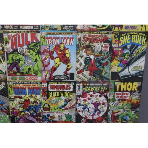 342 - A Large Marvel Comic Cover Canvas Artwork, Approx 47.5