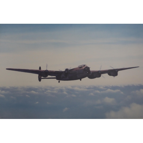 345 - Four Plane Prints to include Lancaster B1 by J Walton, Mission Accomplished by John H Evans, Safely ... 