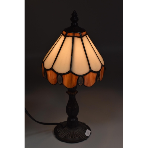 253 - Tiffany Style Table Lamp (Working) 13