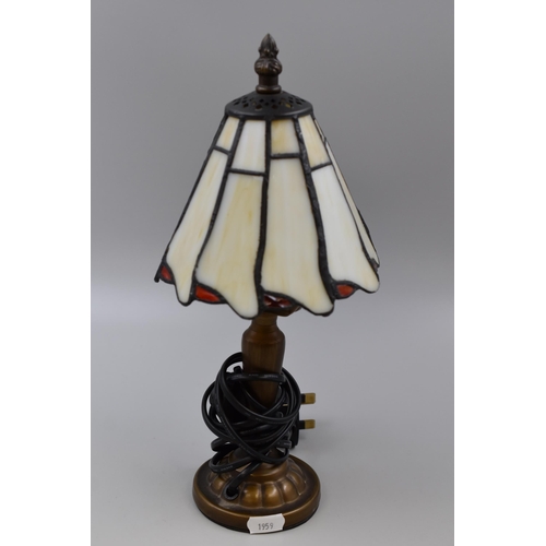 255 - Tiffany Style Table Lamp (Working) 13