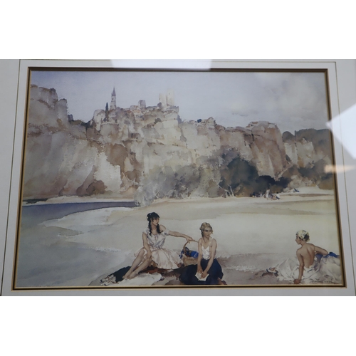 347 - After Sir Russell Flint (1880-1969) Framed and Glazed Print entitled The First Arrivals (22