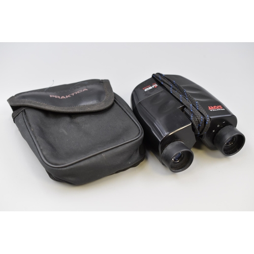 355 - Praktica Sport (PC 10x50) Binnoculars complete with Case