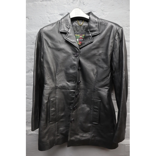 601 - Quality Ladies Leather Jacket by L.L.D Leather (S)