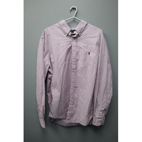 605 - Three Men’s Shirts to include Superdry XXL, Next Slim Fit 16.5” and Ralph Lauren Slim Fi... 