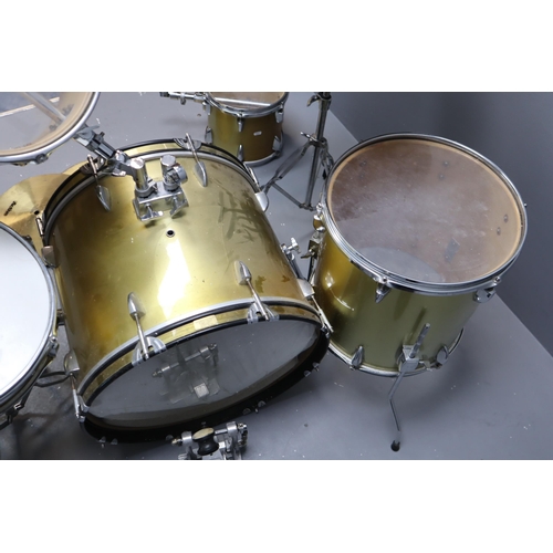 631 - Drum Kit Consisting of Ten pieces to include brands of Pulse, Solar and other