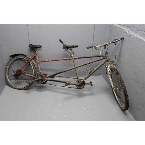 671 - 18 Speed Tandem Push Bike with Front Suspension ***NO POSTAGE ON THIS ITEM***