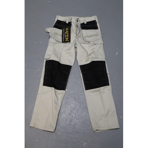 546 - Brand New pair of Kapton Work Trousers with Tags in size 32x 31