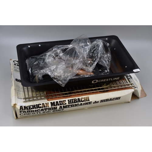 779 - American Made Hibachi Food Warmer Grill in Box