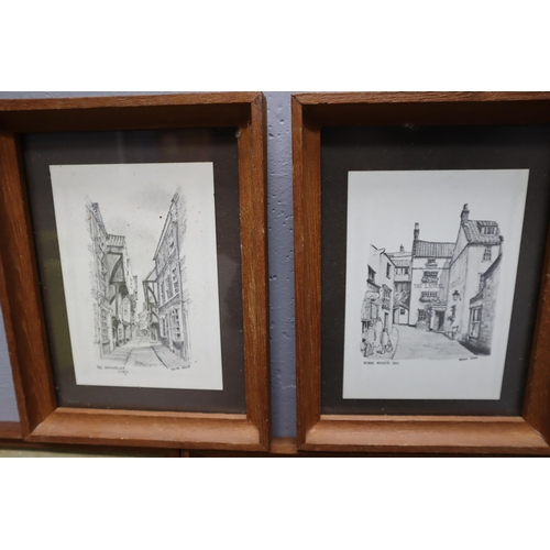 780 - Selection of Vintage Framed and Glazed Prints to include The Shambles York and Robin Hoods Bay 13&rd... 