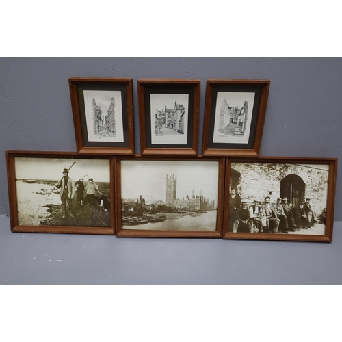 780 - Selection of Vintage Framed and Glazed Prints to include The Shambles York and Robin Hoods Bay 13&rd... 