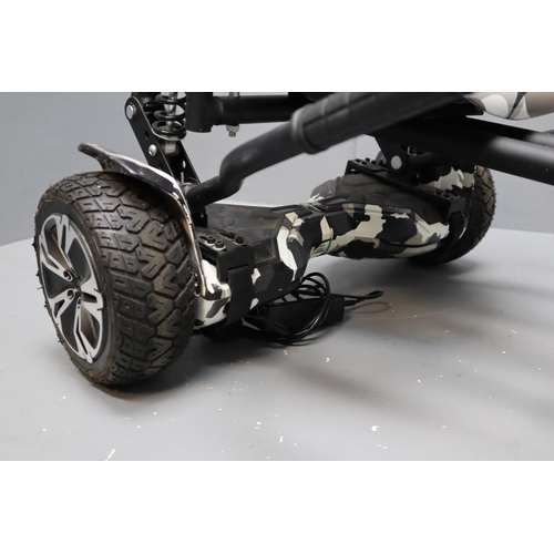 556 - Hoverboard with Go Kart Attachment Approx 28