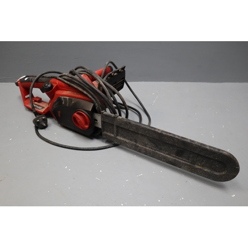 697 - Electric Einhelle Chainsaw does power on when tested requires a chain