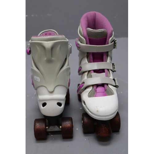 803 - Pair of Phoenix Quad Roller Skating Boots size 6 uk