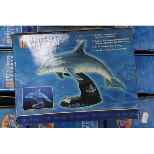 832 - Selection of 9 Boxes of Sea Life 4D Puzzle DX Bottlenose Dolphin