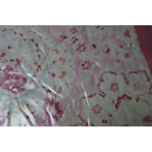 836 - Three Vintage Quality Pink Coloured Bedspreads