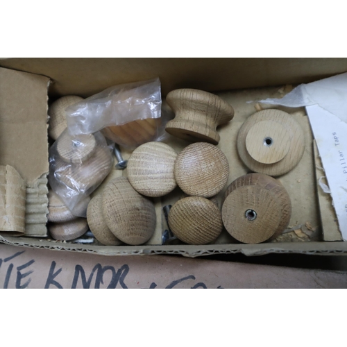 838 - Large Box of Door Handles and Door Knobs