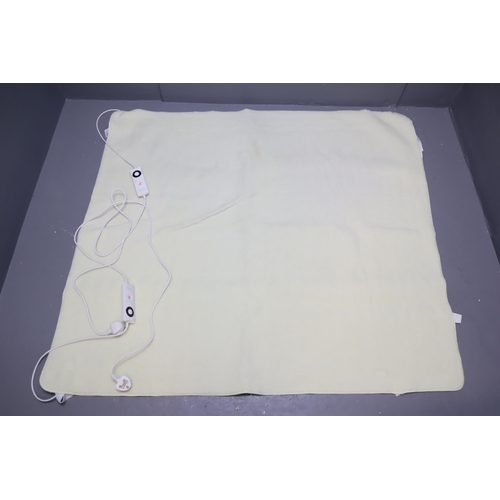 844 - Two Double Size Electric Blankets, Power On