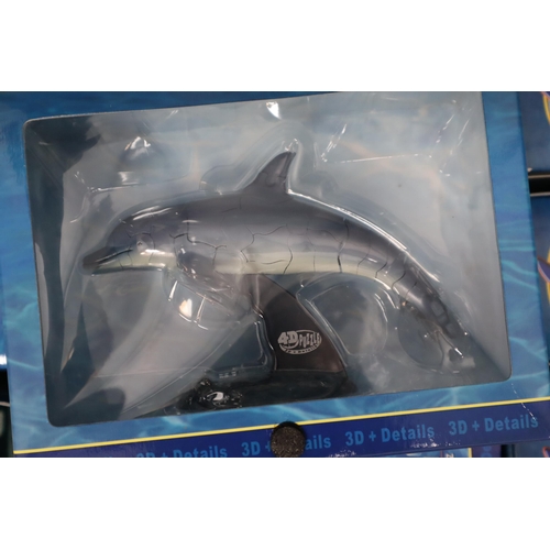 832 - Selection of 9 Boxes of Sea Life 4D Puzzle DX Bottlenose Dolphin