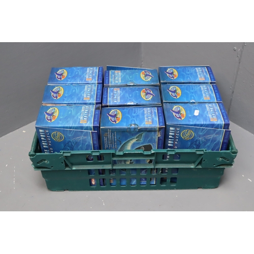 832 - Selection of 9 Boxes of Sea Life 4D Puzzle DX Bottlenose Dolphin