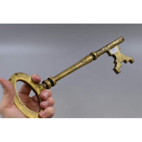 360 - Large Brass Key (13”)