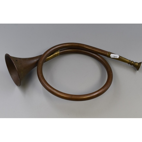 369 - A Copper and Brass Bugle