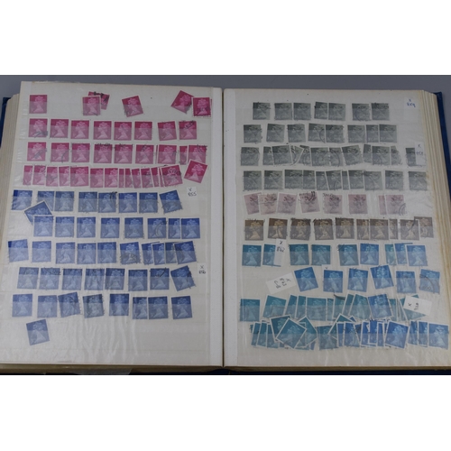 503 - Stock Album Containing a Large Selection of UK Definitive Stamps