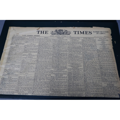 505 - 1941 The Times Newspaper together with a Selection of Old Photographs and Postcards. Presented To Do... 