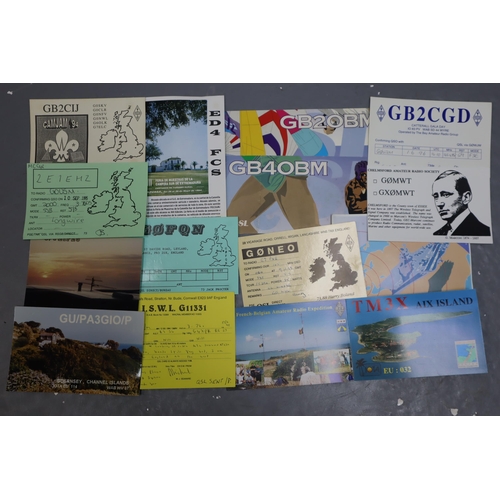 507 - A Large Selection of European Amateur Radio QSL Cards, Late 1990's - Early 2000's