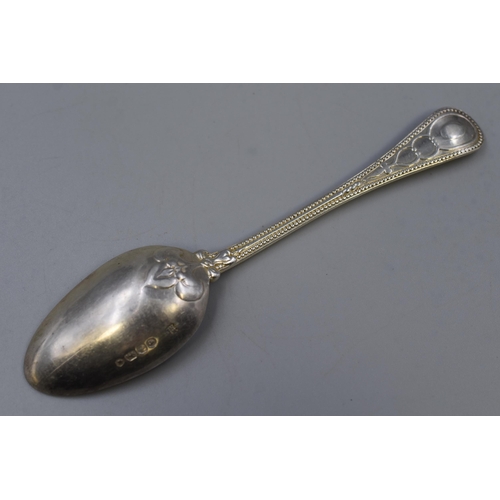 55 - Victorian Sheffield Silver Hallmarked Teaspoon