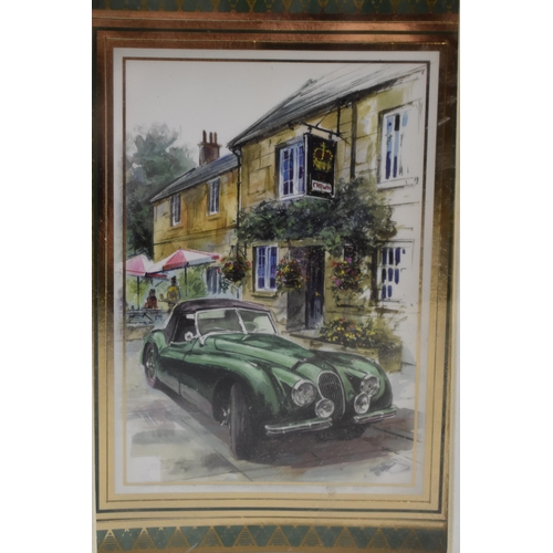 513 - Three Box Frame Pictures of Vintage Cars (8” x 6”)