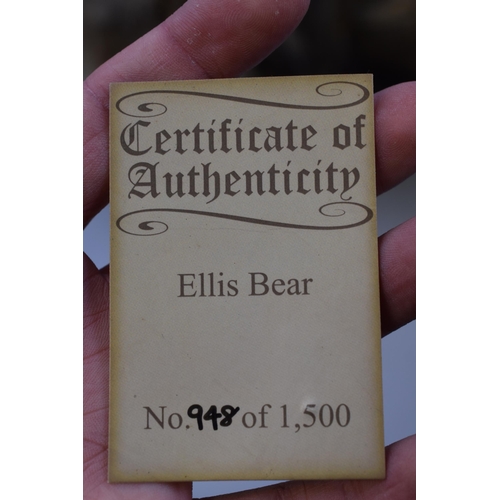 381 - A Limited Edition Silver Tag Ellis Bear, With Tags