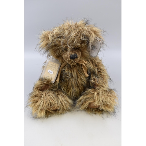 381 - A Limited Edition Silver Tag Ellis Bear, With Tags