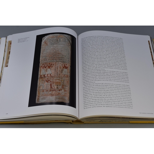 527 - Large Cloth Covered Egyptian Wall Painting Hardback Book, Printed in Italy