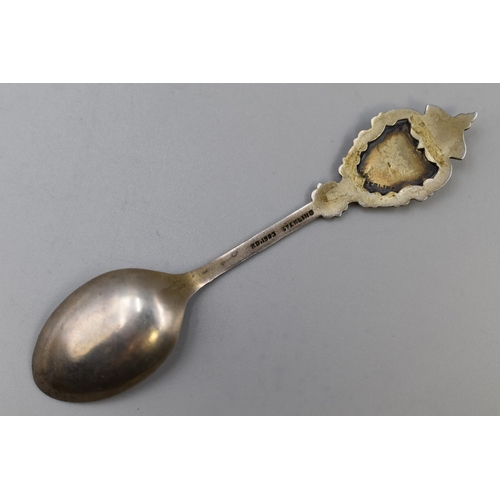 64 - Antique 1903 Sterling Silver Sugar Spoon with Sterling Silver Crest 4