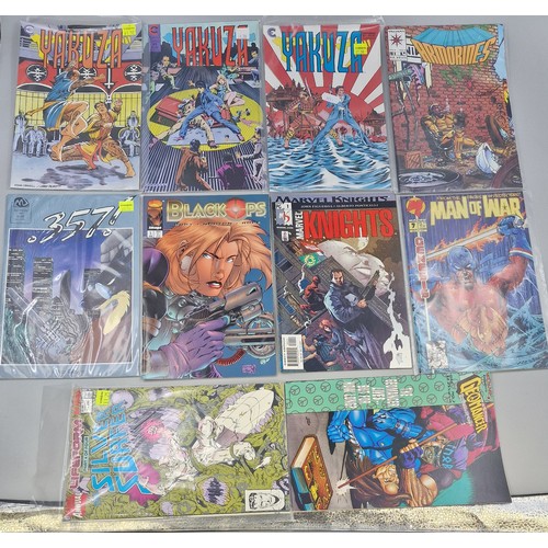 550 - Ten Vintage Comic Books Includes Editions 1-2 and 3 of Yakuza by Eternity Comics, Valiant Comics Arm... 