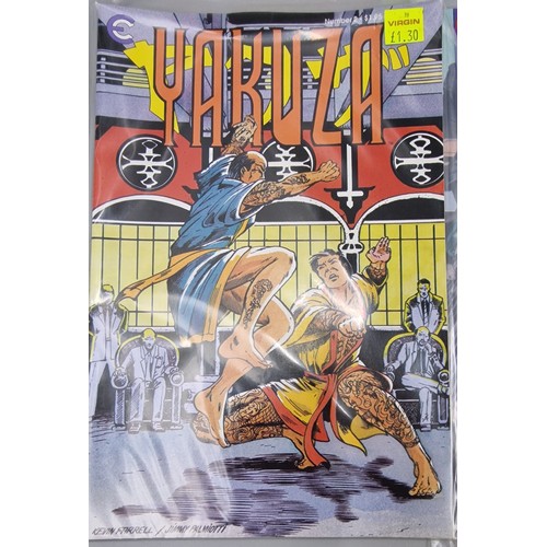 550 - Ten Vintage Comic Books Includes Editions 1-2 and 3 of Yakuza by Eternity Comics, Valiant Comics Arm... 