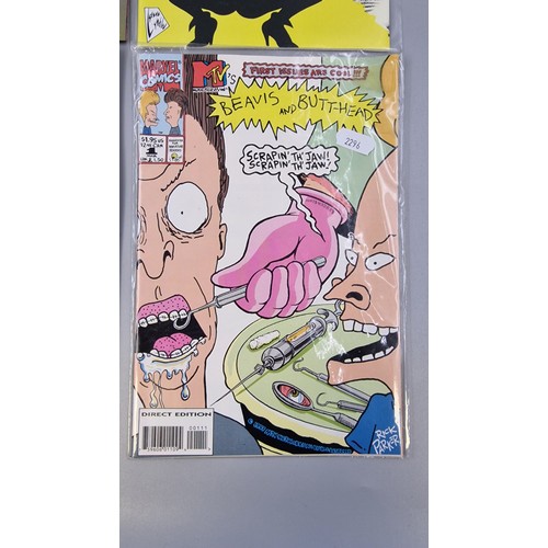 552 - Selection of Marvel Comics. Beavis and Buttheads First Edition. Excellent condition. Wolverine Typho... 