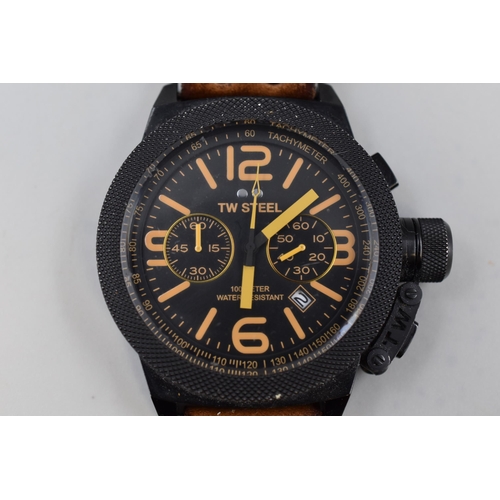 101 - TW Steel Gents Watch with Leather Strap