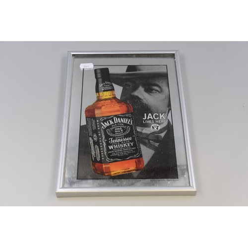 432 - A Jack Daniels Advertisement Mirror, Approx 12.5