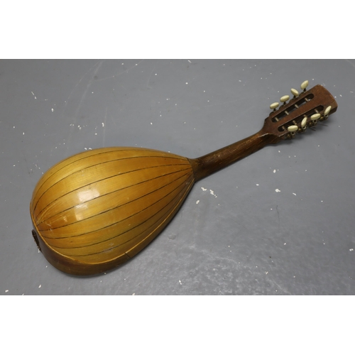 579 - Vintage Bowl Back Mandolin (Missing Two Strings)