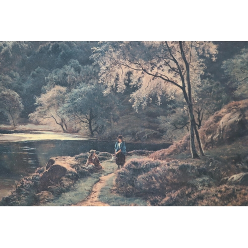 445 - A Gilt Framed Sidney Richard Percy 'After The Storm' Print, Approx 28