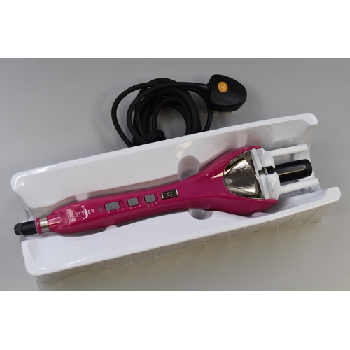 589 - A Boxed InStyler Auto Curler 'Tulip', Powers on When Tested