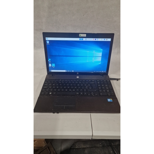 593 - HP Probook laptop Windows 10 with power supply. Working at Testing. 4 gig RAM i3 processor.