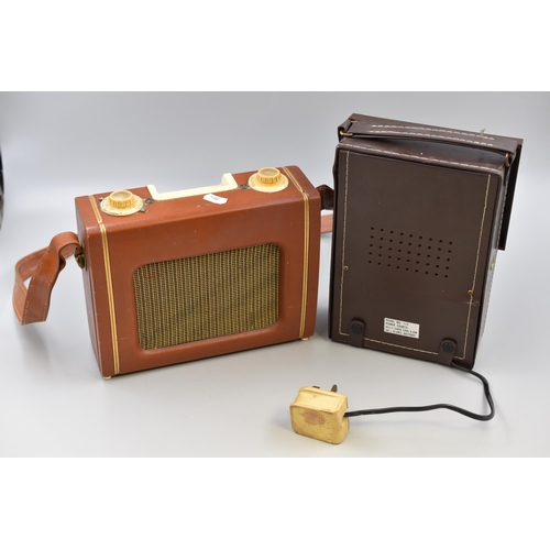 595 - Two Vintage Radios To Include Ramex Melody (Powers on) and Sky Leader (Untested)