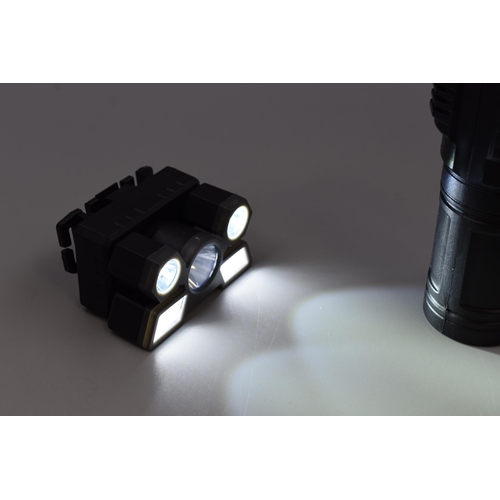 471 - Two New Boxed LED Torches to include High Power Head Torch. Both Rechargeable