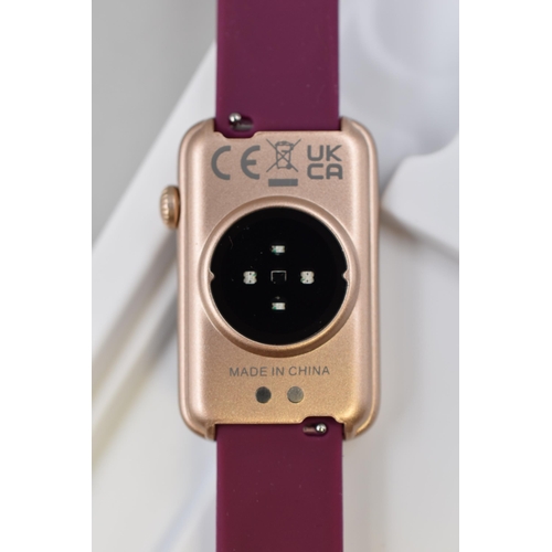 151 - Ladies Shang Wing multi-function smart watch (steps, sports, blood oxygen, sleep monitoring, and mor... 